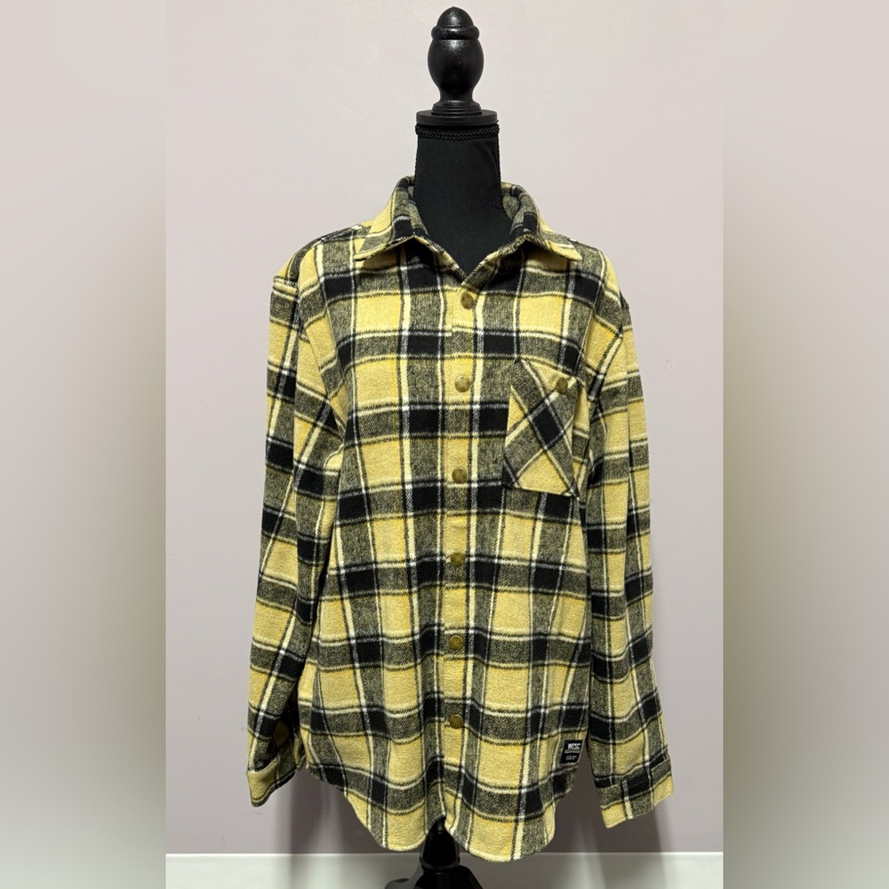 WESC Plaid FLANNEL Shacket L XL Jacket COAT